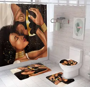 4pcs Bathroom/ Toilet Mats
