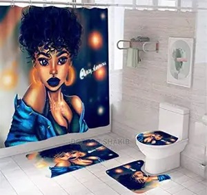4pcs Bathroom/ Toilet Mats