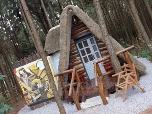 Log Wood Lodge Structures
