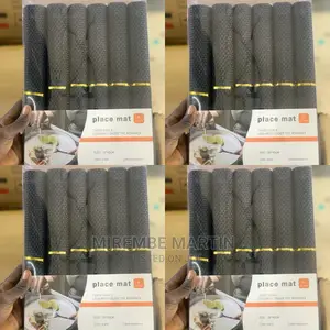 Black Place Mat