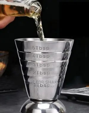 Stainless Steel Cocktail Shaker Measuring Jigger/Cup