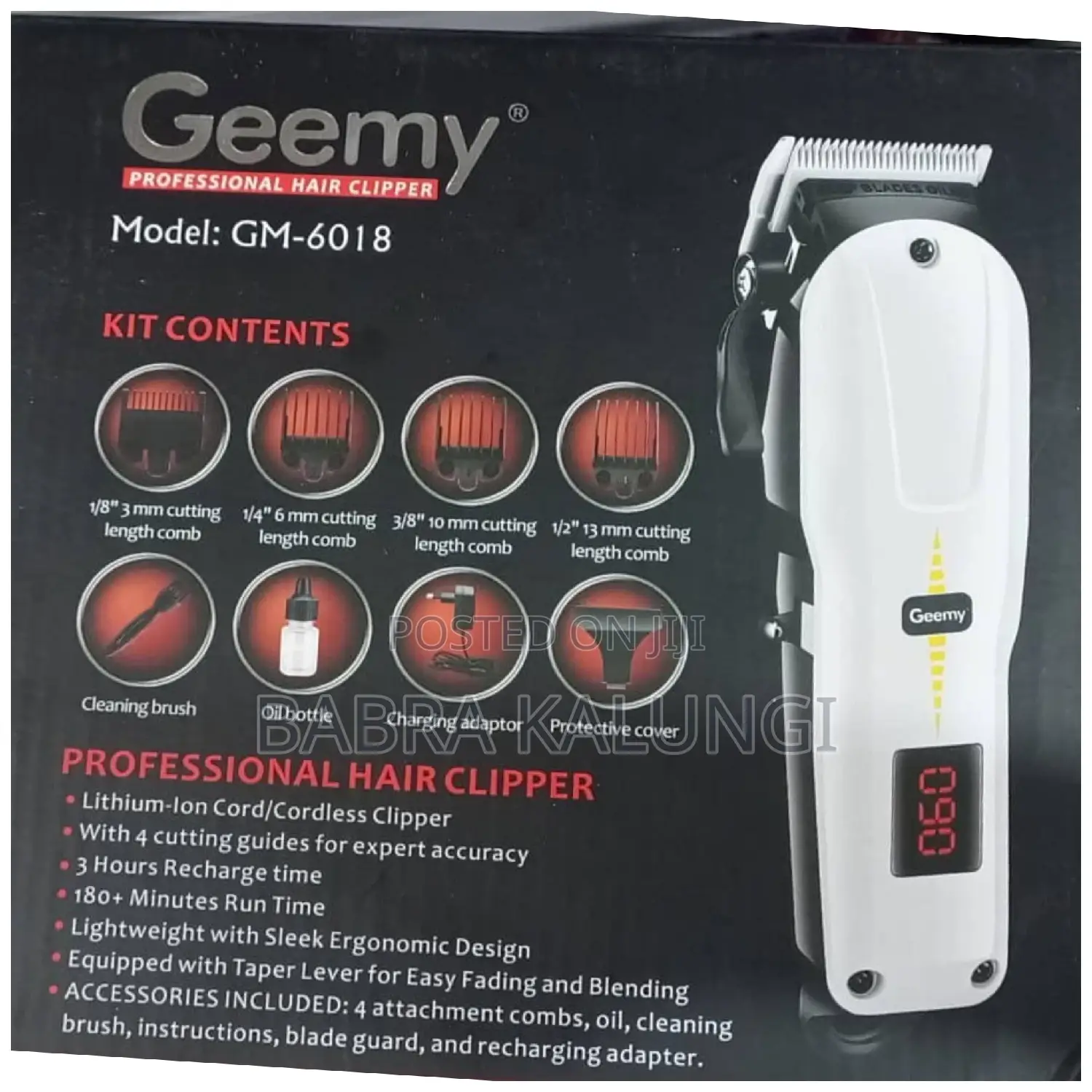 Geemy Professional Hair Clipper