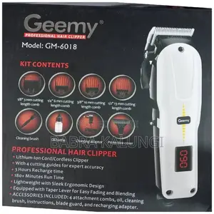 Geemy Professional Hair Clipper