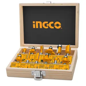Set of 12pcs Router Bits Ingco