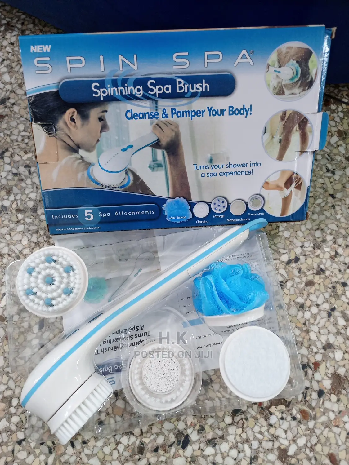 Spinning Spa Brush