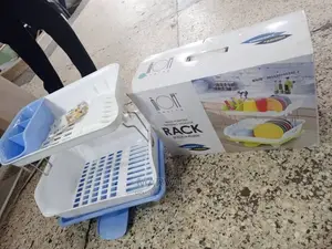 Multifunctional Draining Storage Racker