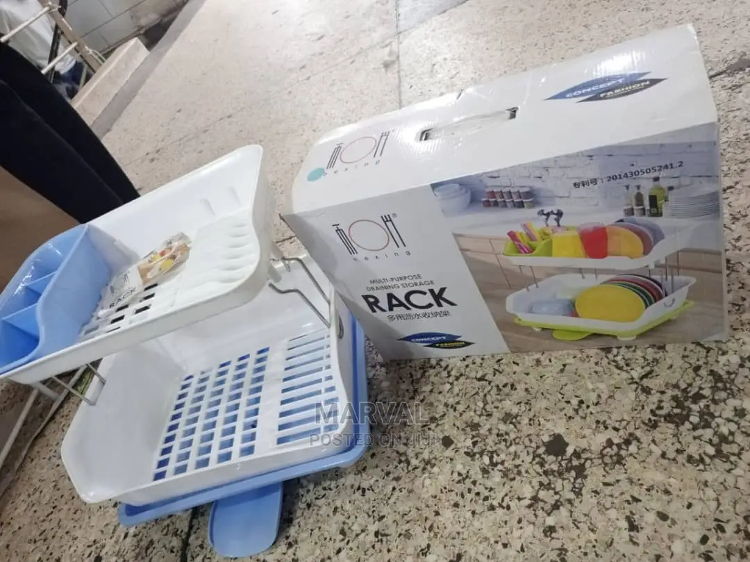 Multifunctional Draining Storage Racker
