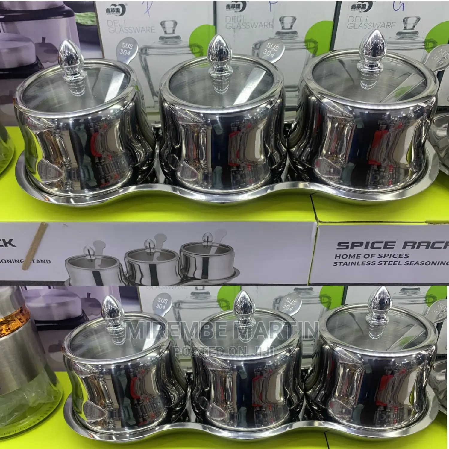 Steel Spice Rack