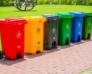 120litres Dustbin With Wheels and Peddle
