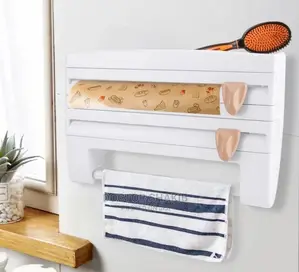 Multifunction Kitchen Cling Film Holder and Cutter