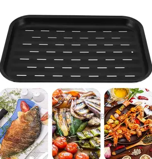 3 PCS of Melamin Non_slip Serving Trays