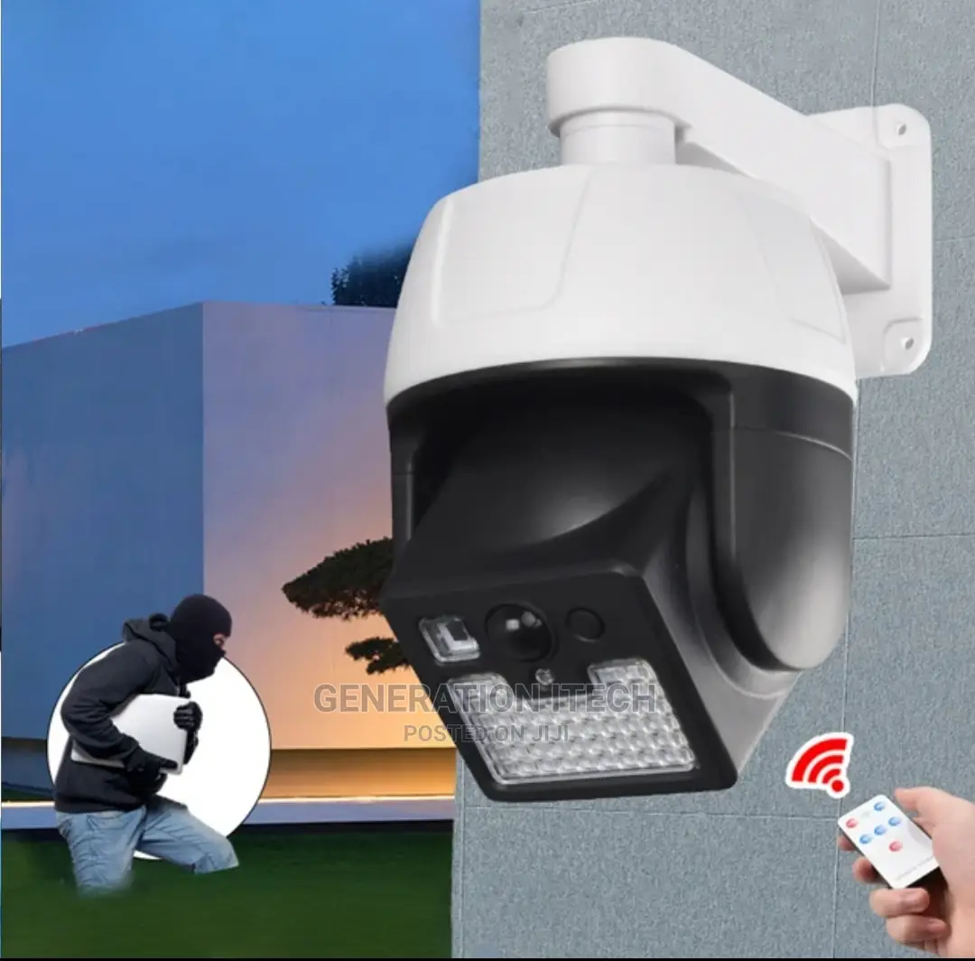Motion Sensor Solar Light With Remote And Camera Shape