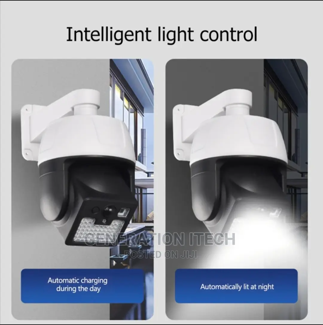 Motion Sensor Solar Light With Remote And Camera Shape