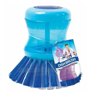 BAX Palm Dish Brush With Washing Liquid Dispenser