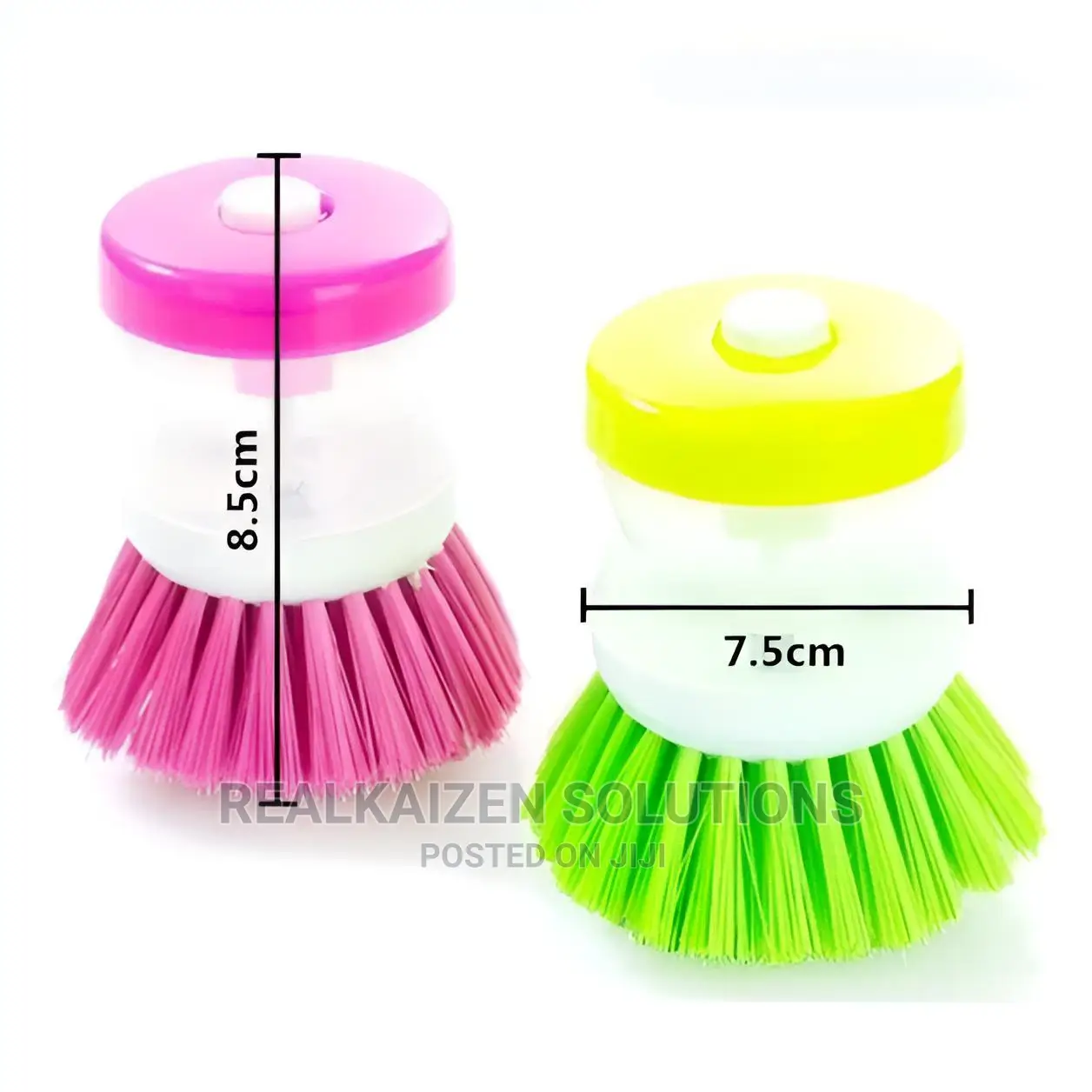 BAX Palm Dish Brush With Washing Liquid Dispenser