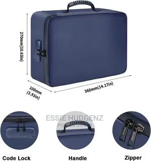 File Organizer Bag With Lock