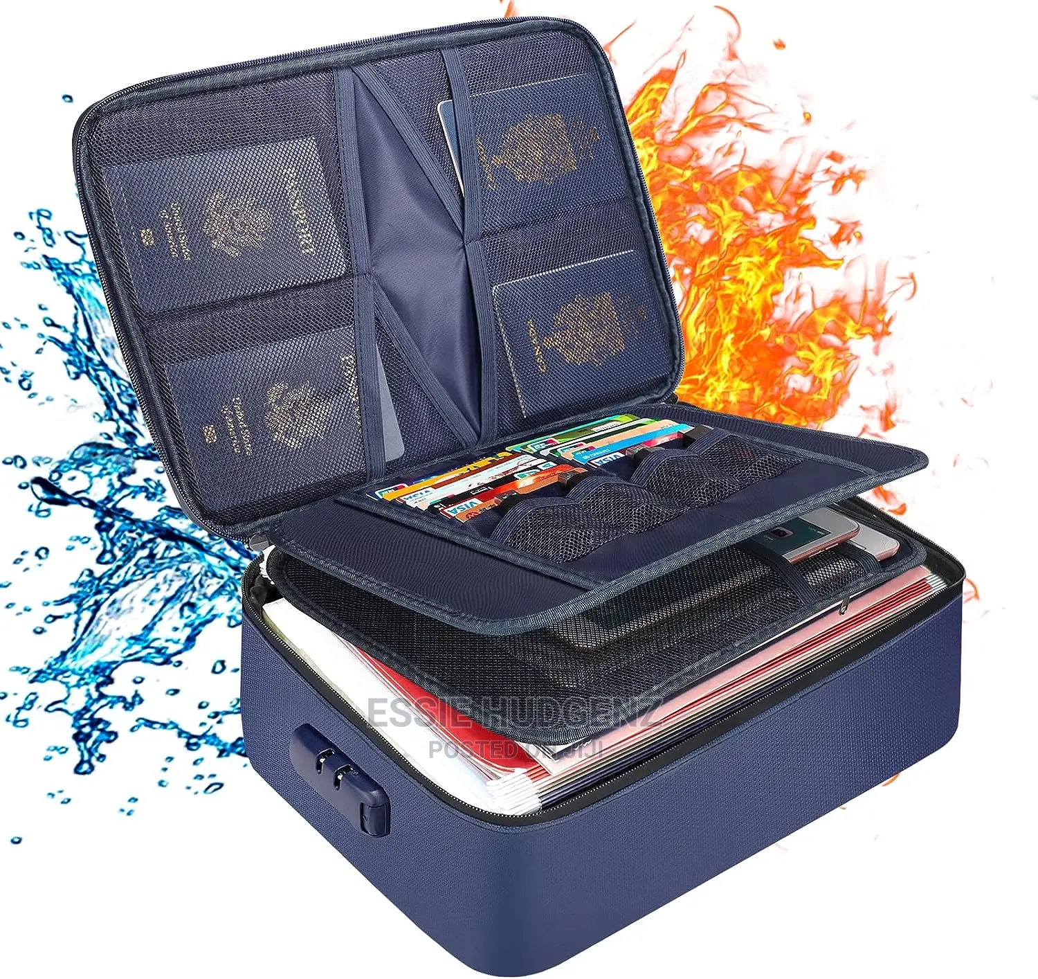 File Organizer Bag With Lock