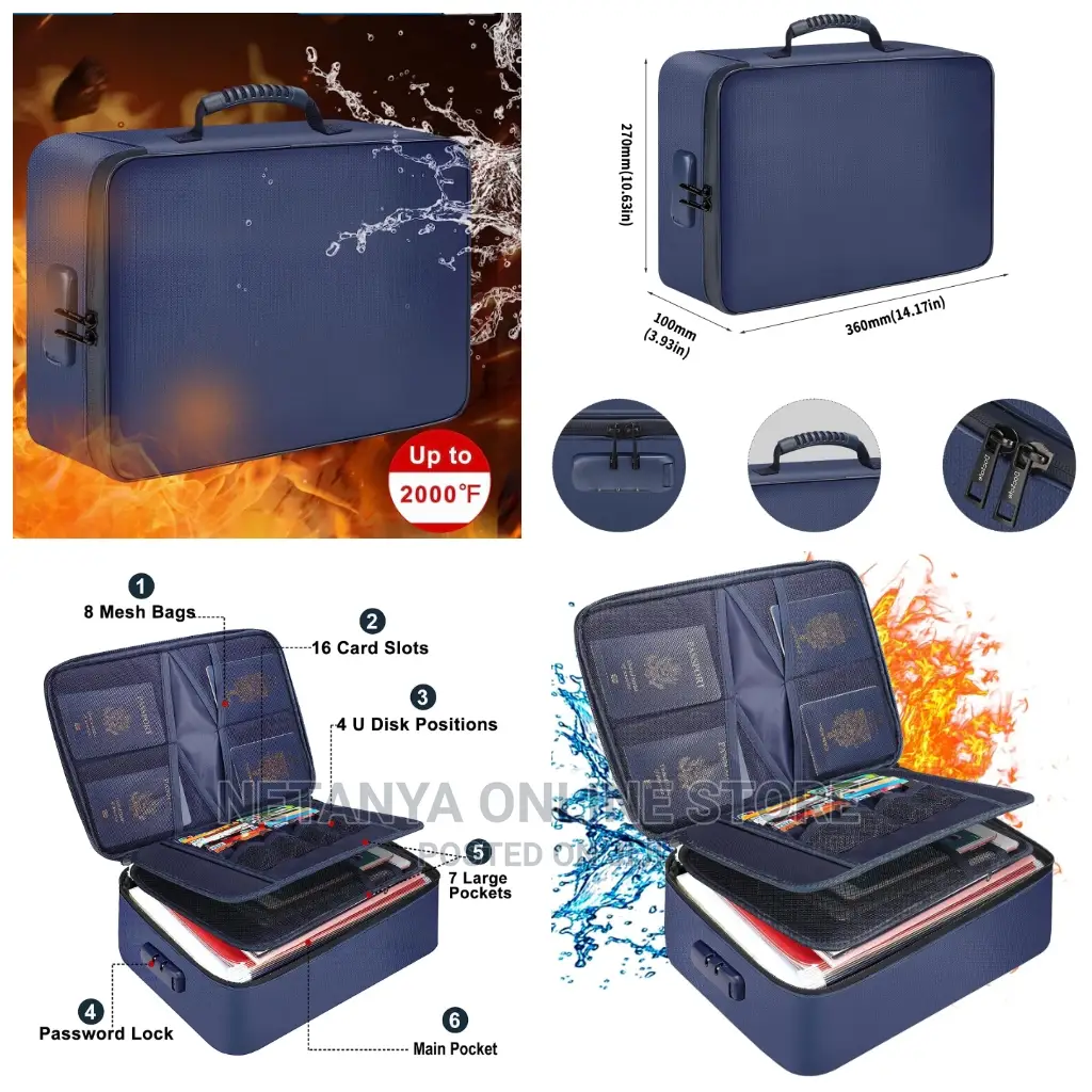 File Organizer Bag With Lock