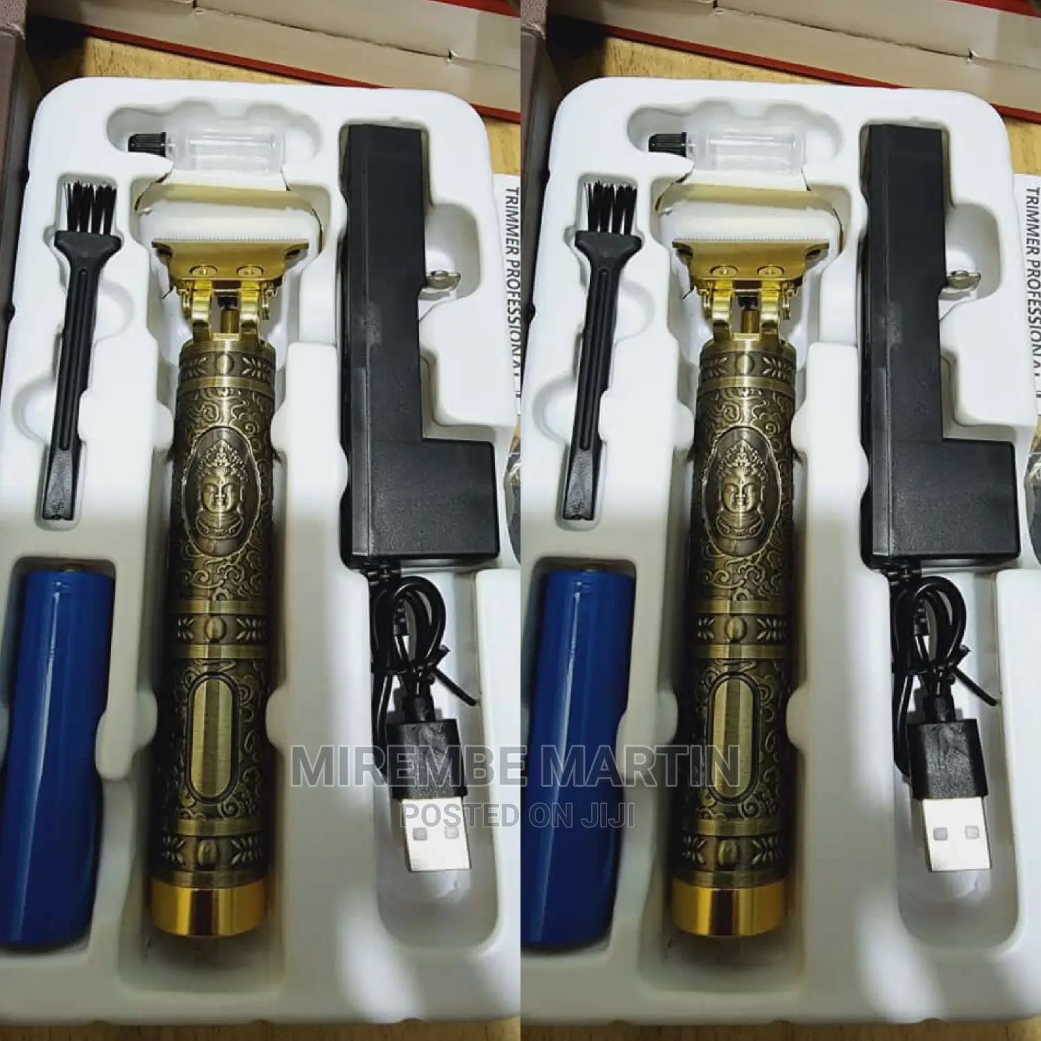 Rechargeable Hair Clipper in Gold