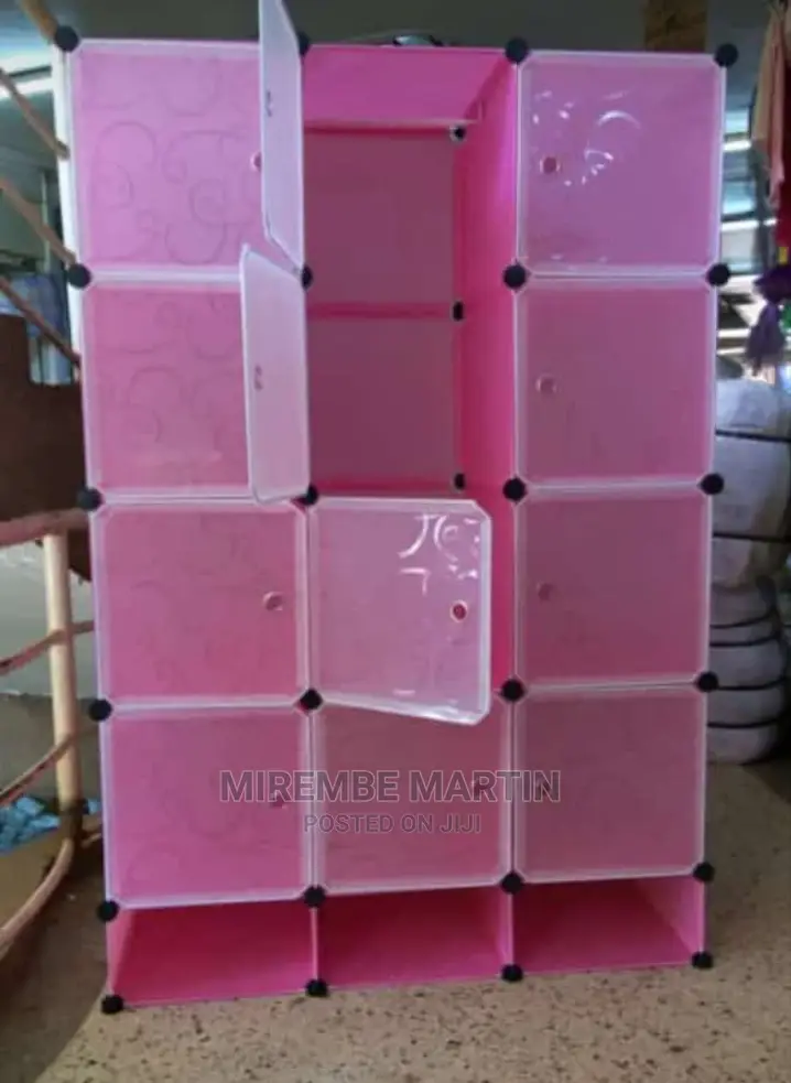 Plastic Wardrobe Color Pink