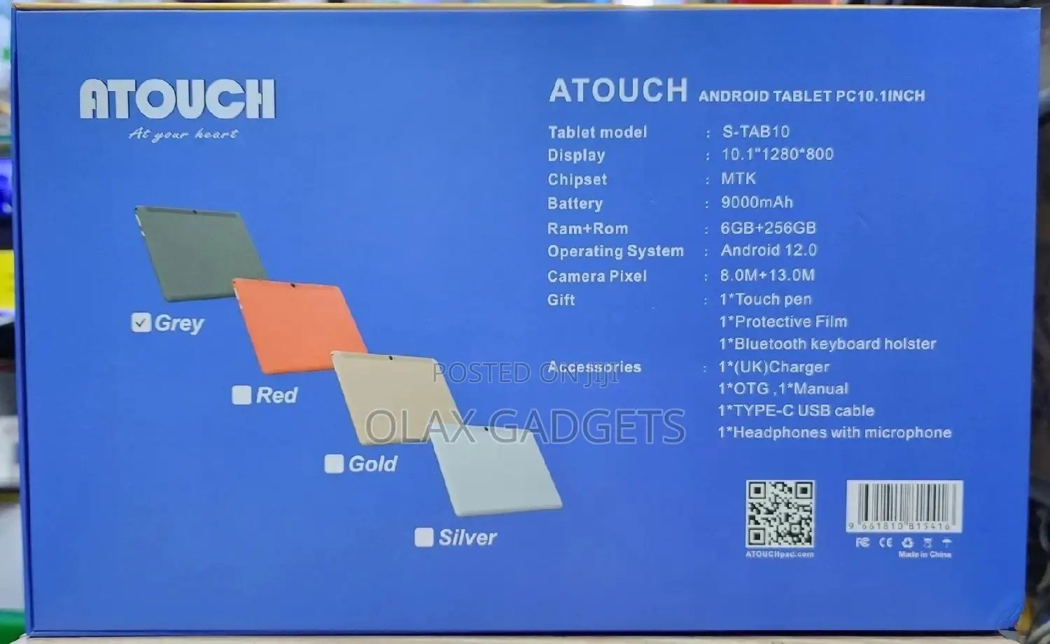 New Atouch X10 256 GB Black