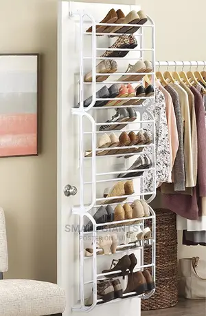 Over-the-Door Shoe Rack for 36 Pair Wall Hanging Closet
