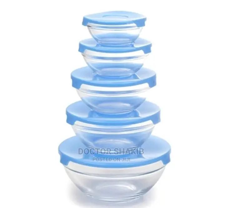 5pcs Glass Bowl Set