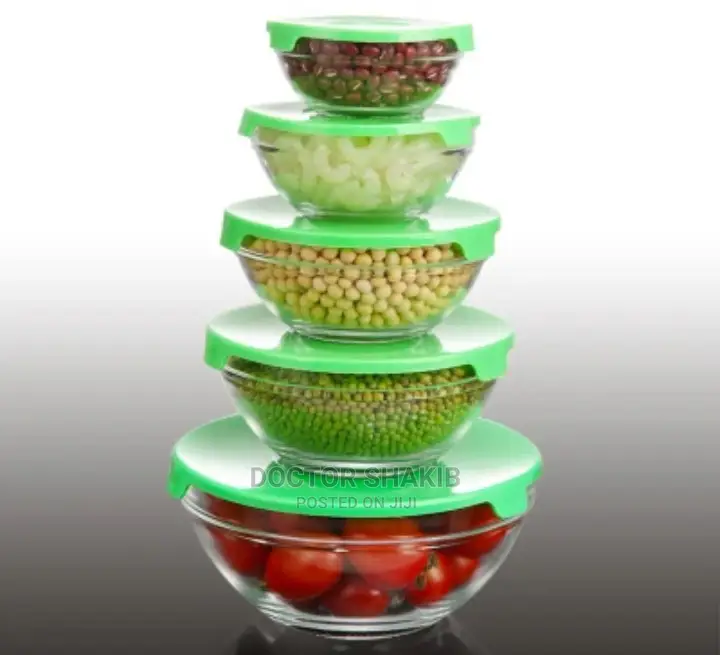 5pcs Glass Bowl Set