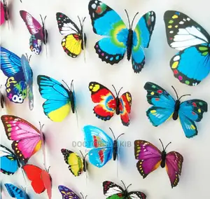 8pcs 3D Butterfly Wall Stickers Decals for Living Room