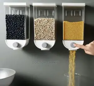 3pcs Wall Mounted Cereal Dispenser