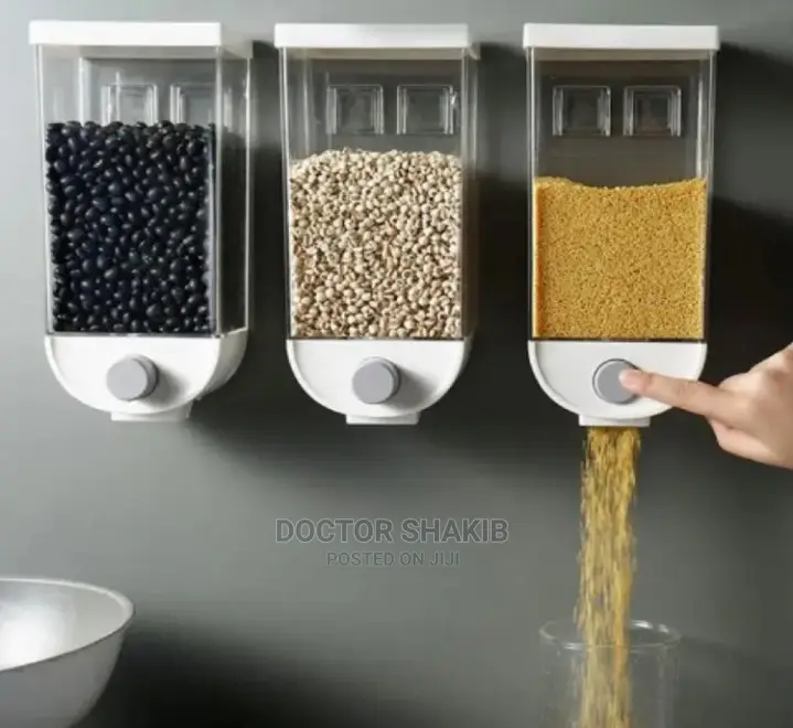 3pcs Wall Mounted Cereal Dispenser