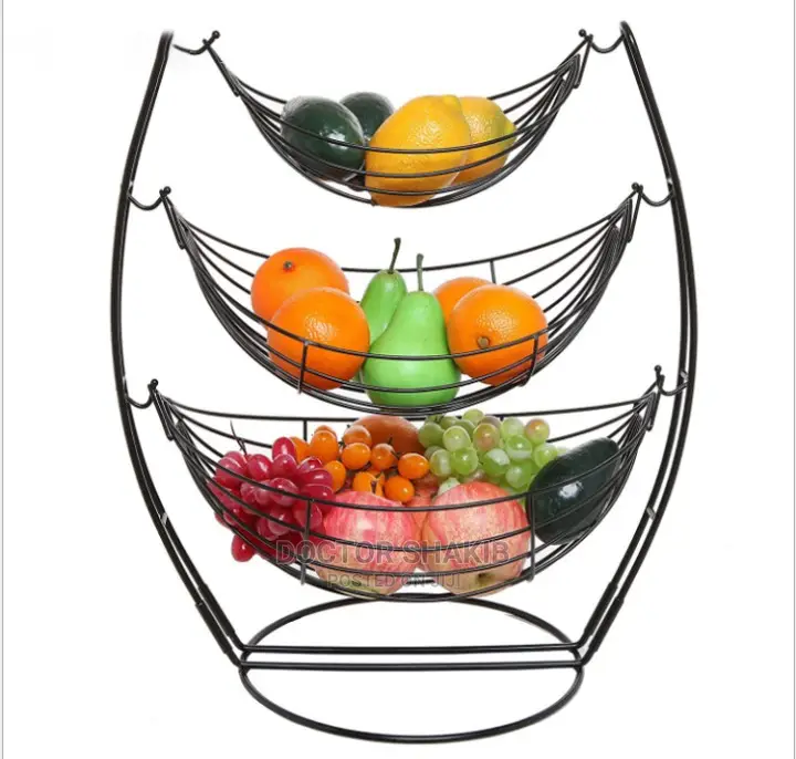 3 Tier Steel Fruit Basket