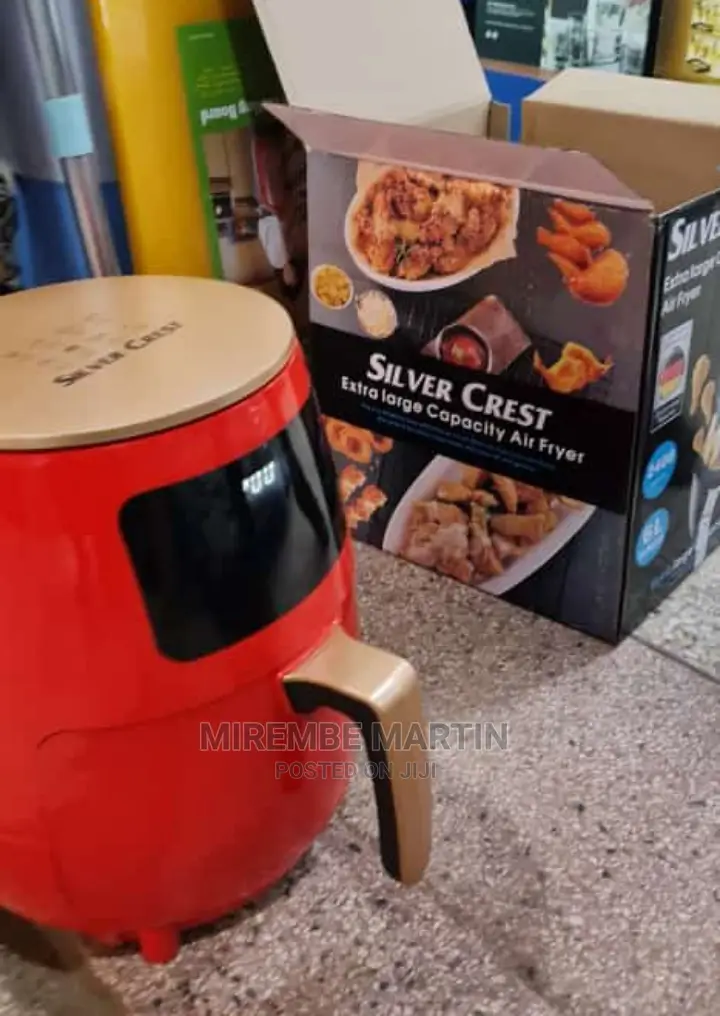 Red Silver Crest Air Fryer