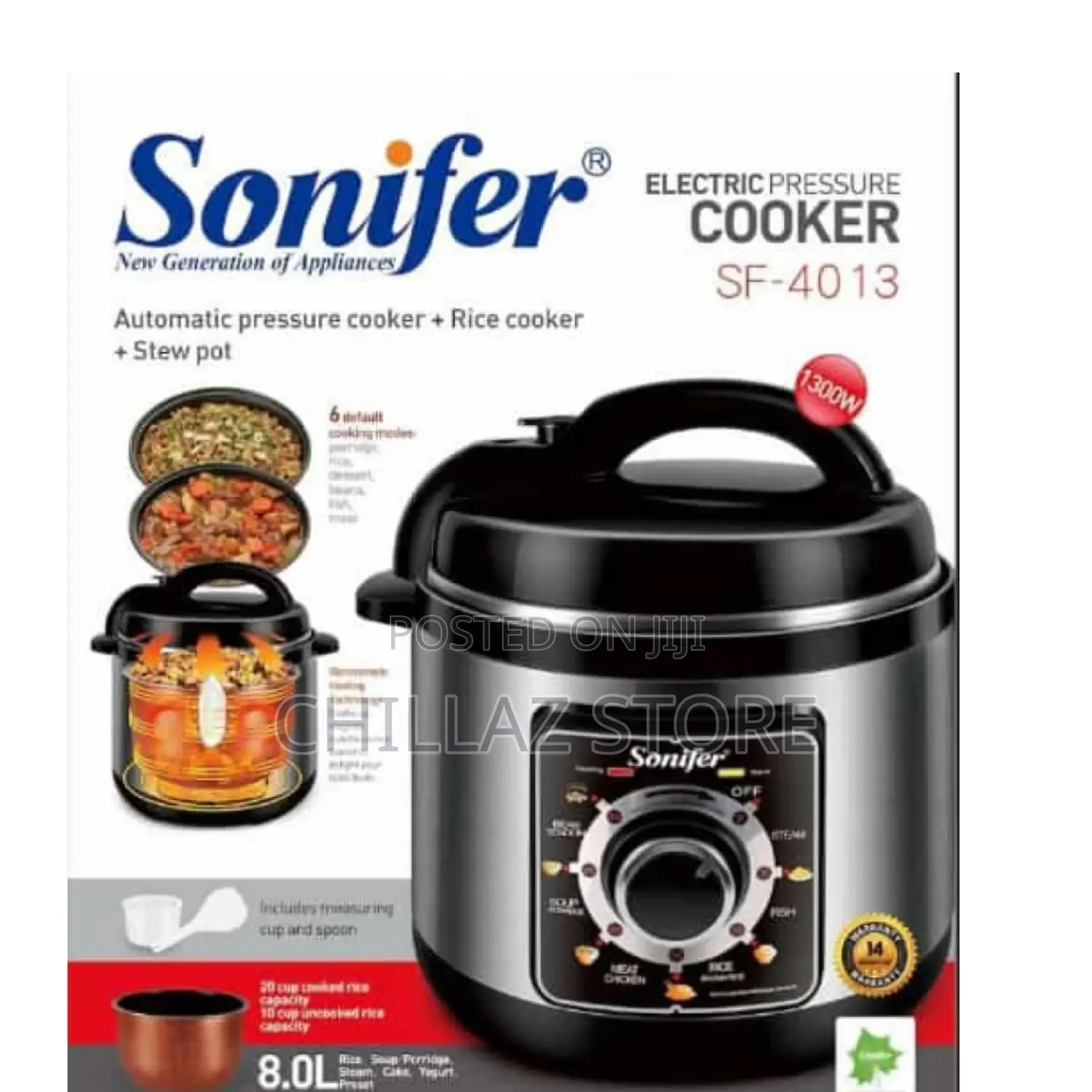 Sonifer 8.0 Electric Pressure Cooker.