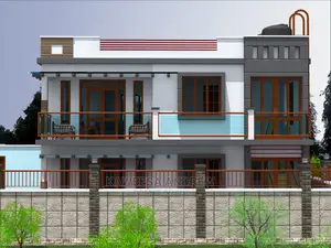 Building Plans and It's Artistic Impression.