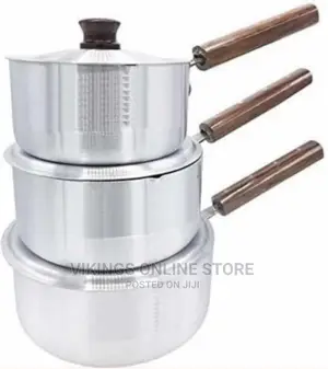 6 Piece Stainless Steel Saucepans Cookware Pot