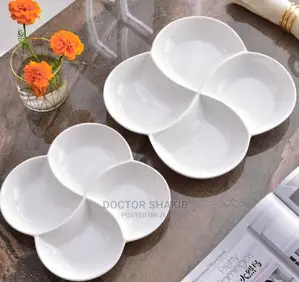 4-Section Ceramic Dish