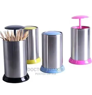 Automatic Stainless Steel Toothpick Holder