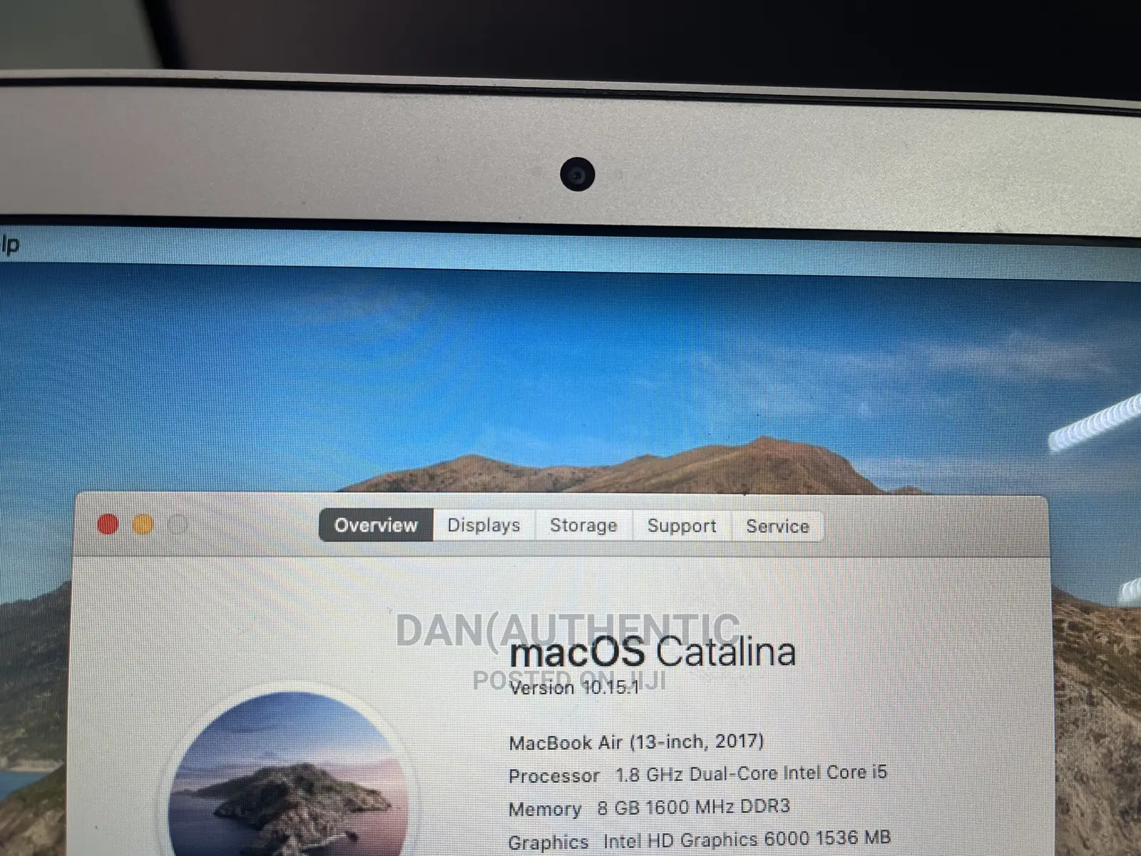 Laptop Apple MacBook Air 2017 8GB Intel Core I5 SSD 128GB