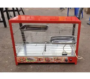 Locally Made Electric Food Display Warmer- Red