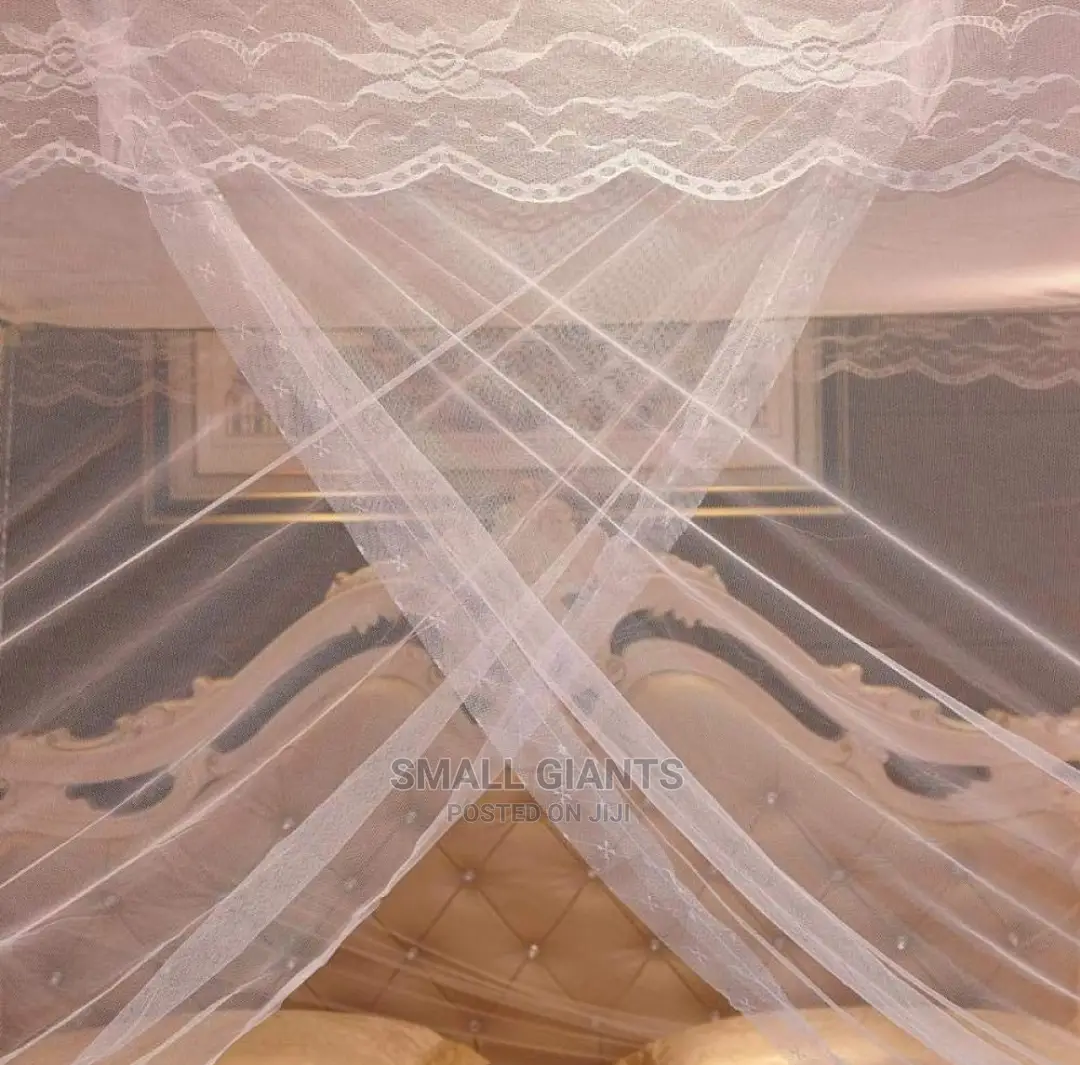 Generic Mosquito Net With 4 Metallic Stand - Multicolor