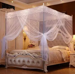 Generic Mosquito Net With 4 Metallic Stand - Multicolor