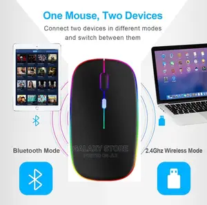 Bluetooth Rechargeable Led Mouse for iPad Macbook Computer