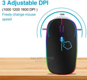 Bluetooth Rechargeable Led Mouse for iPad Macbook Computer
