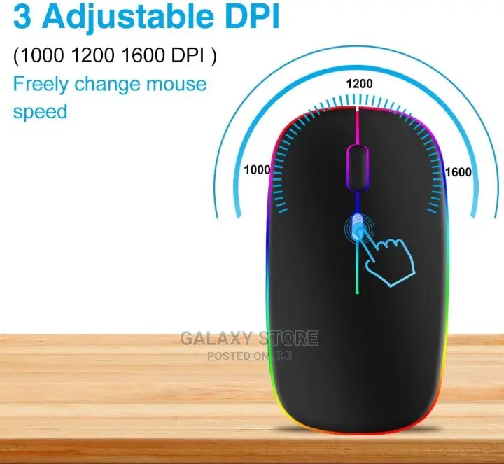 Bluetooth Rechargeable Led Mouse for iPad Macbook Computer