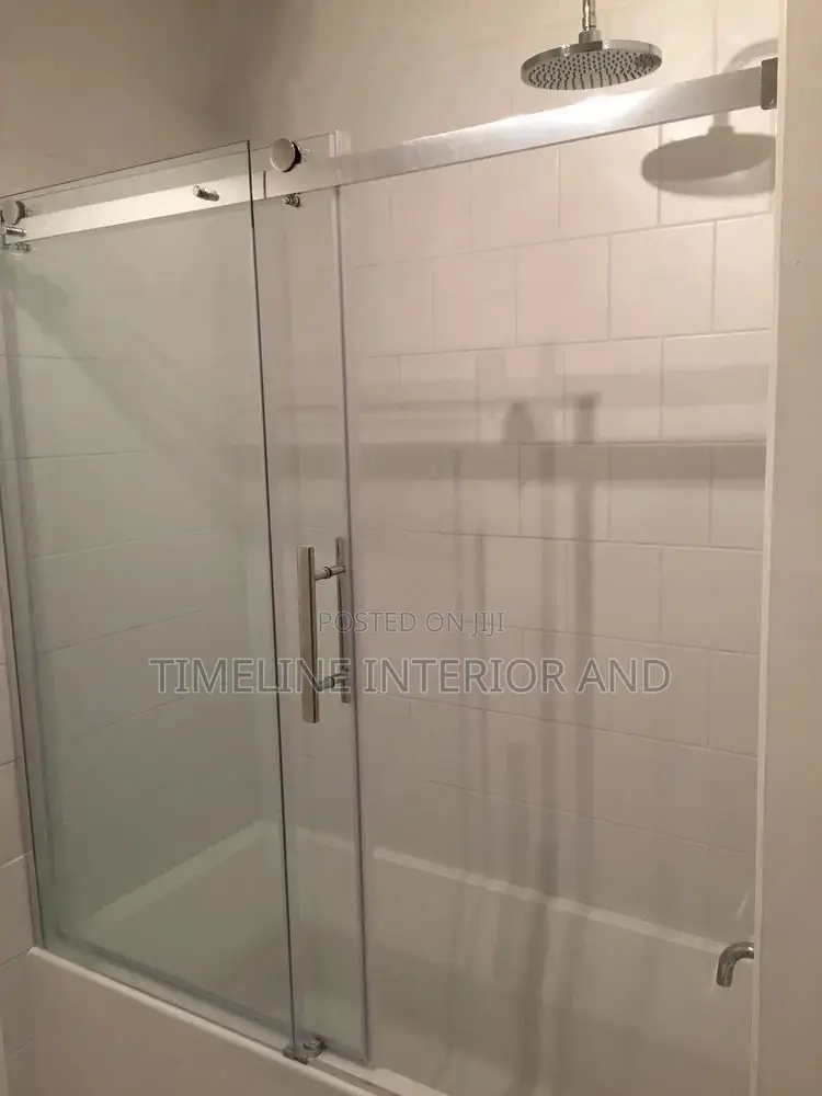 Executive Bathroom, Glass Cabinets