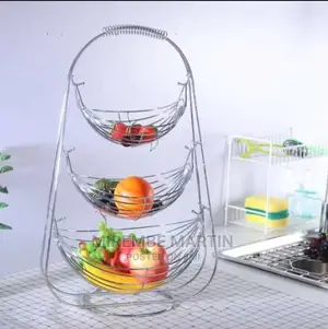 Metallic Fruit Basket