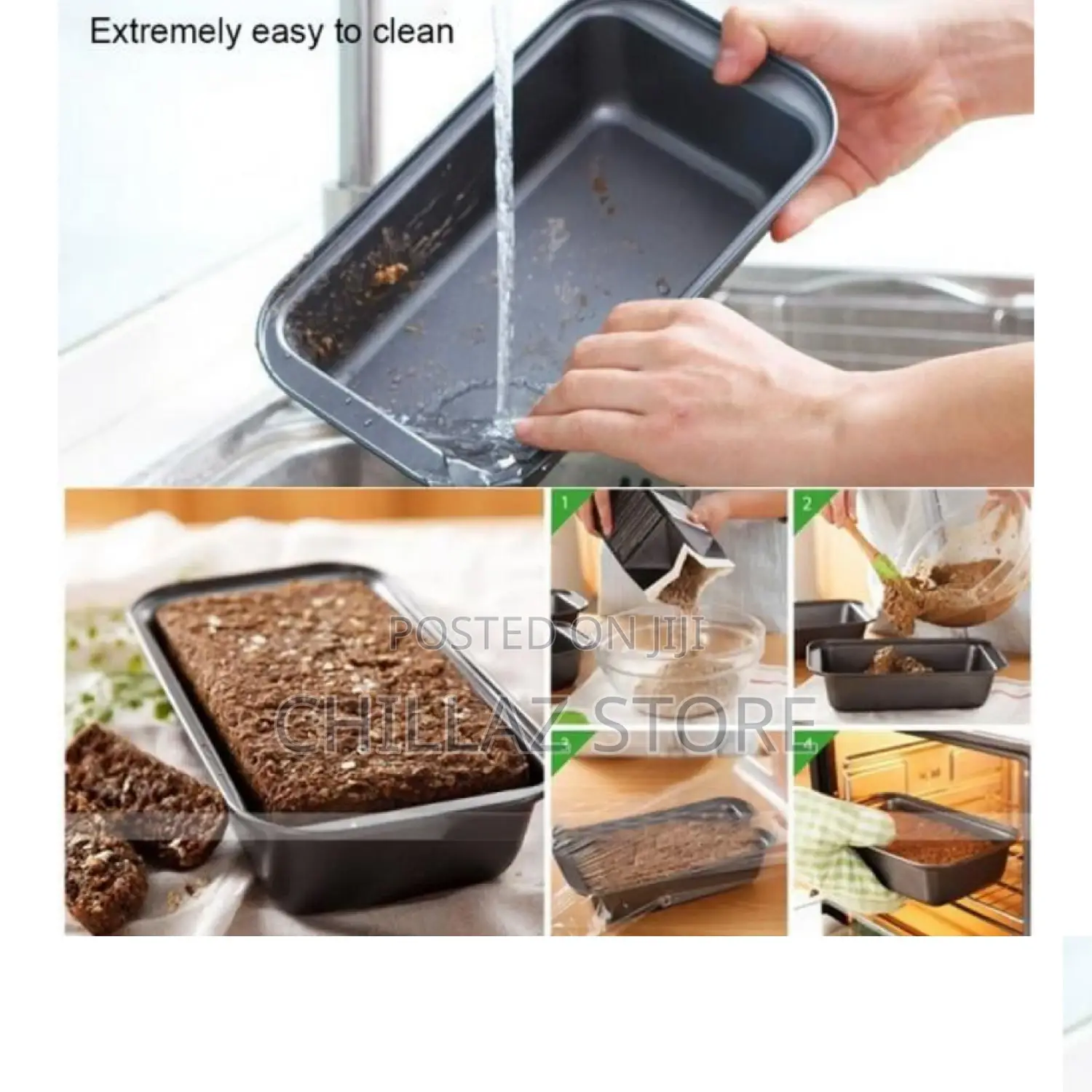 Rectangular Baking Mould Pan.