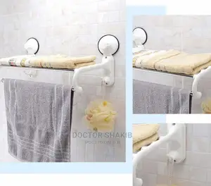 Towel Holder With Magic Suction Cup
