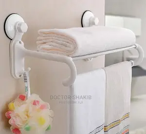 Towel Holder With Magic Suction Cup